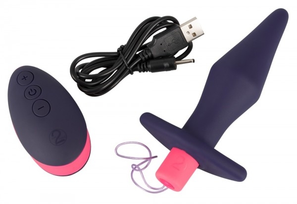 Пробка с вибрацией на дистанционном управлении "Butt Plug" 