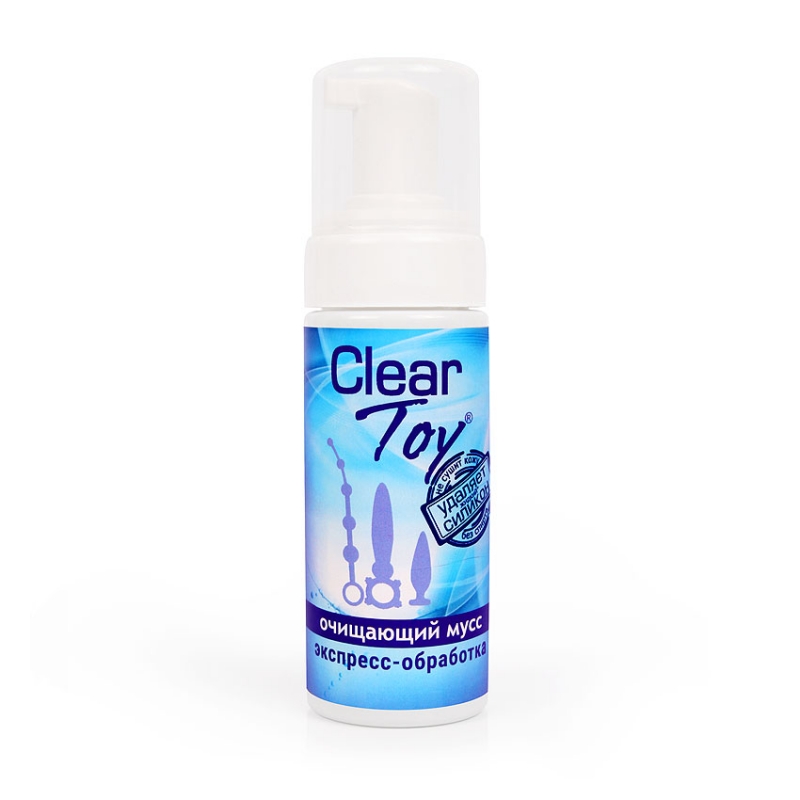 Мусс очищающий "Clear Toy" для тела и секс игрушек, 150ml 