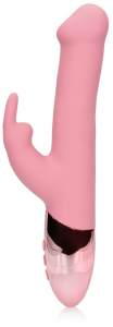 Вибратор для точки G и клитора с ротацией &quot;Loveline&quot; розовый
